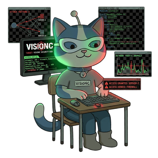 VISIONC 마스코트 — 모의해킹